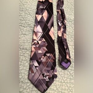 Garcia silk tie lady with argyle socks